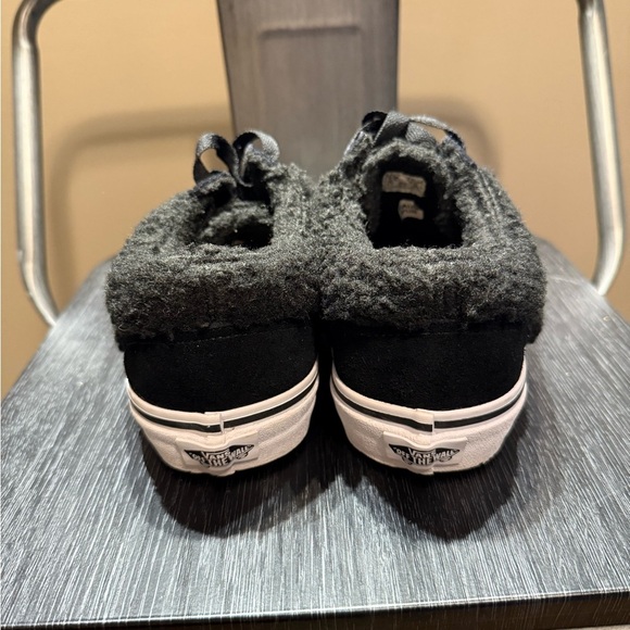 Vans Faux Fur Black Sneakers - Picture 7 of 10